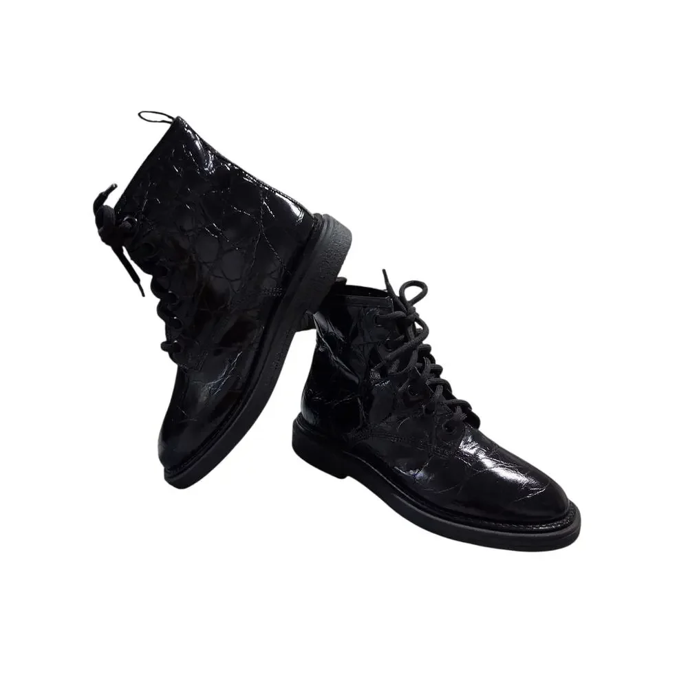 AGL Moreen lace-up Boots Women's Size 35/5 Combat Witchy Whimsigoth Fairygoth‎